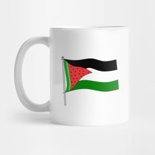 Watermelon Palestine flag Mug